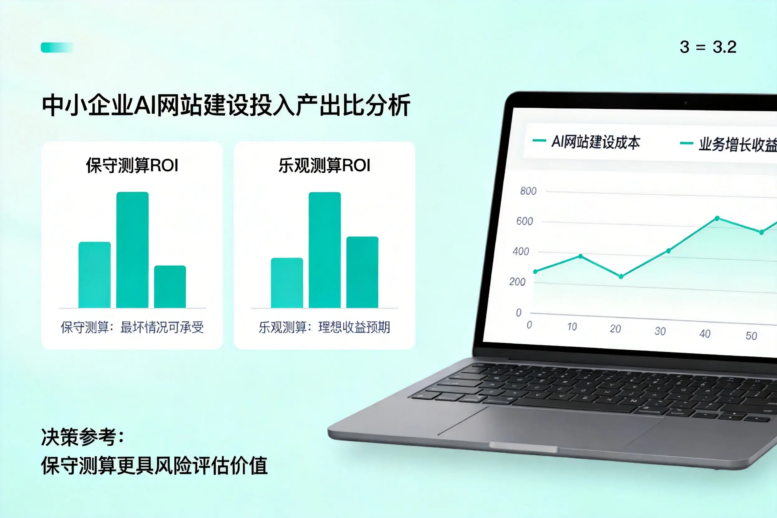 鄂州中小企业AI网站建设投入产出比怎么算?先看这份分析
