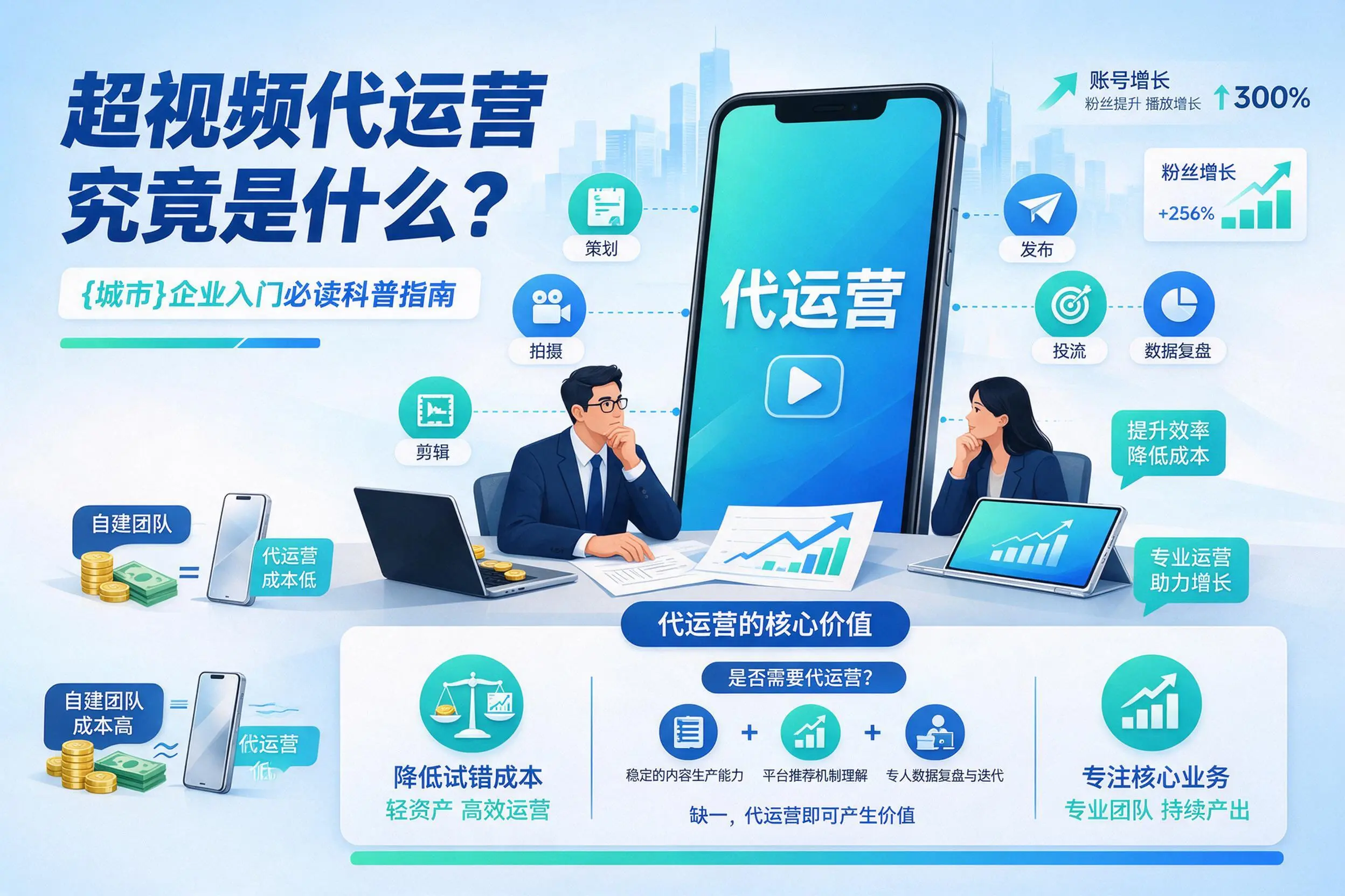 短视频代运营究竟是什么？鄂州企业入门必读科普指南