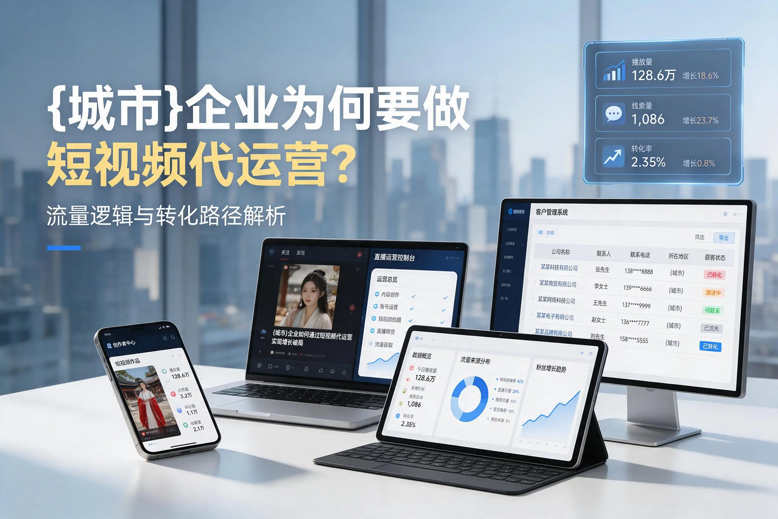鄂州企业为何要做短视频代运营？流量逻辑与转化路径解析